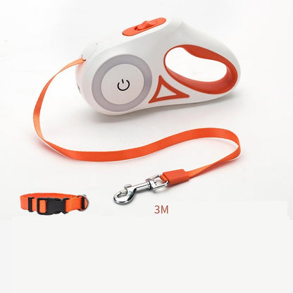 Retractable Dog Leash with LED